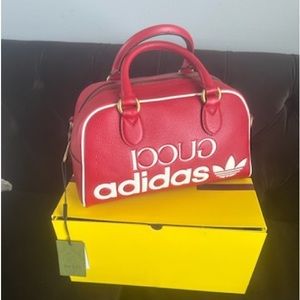 NEW Gucci + Adidas Mini Duffle Bag (Red)